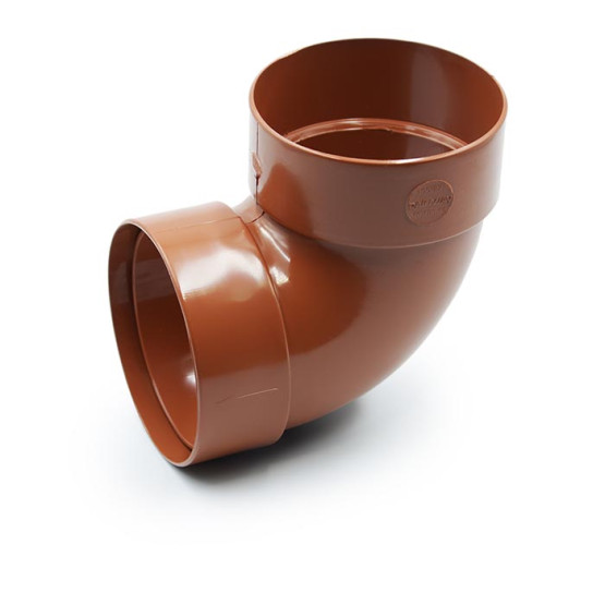 Отвод двухмуфтовый 87° 100 мм (RAINWAY 130) 