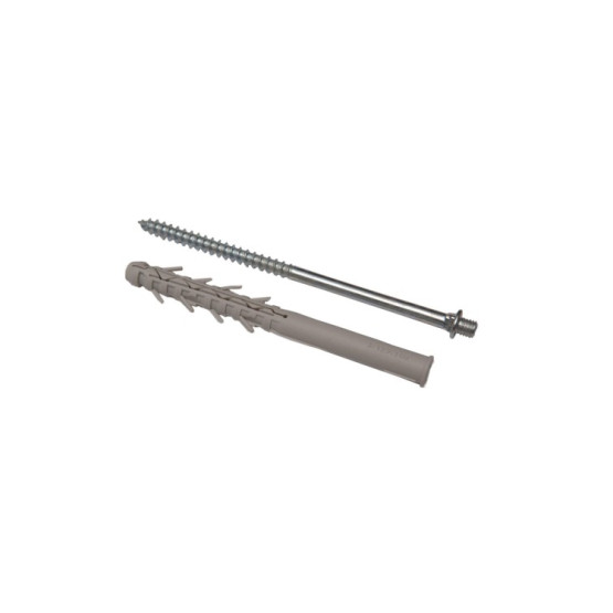 Гвинт-шуруп з дюбелем L=160 мм